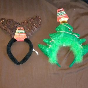 2 New Christmas Headbands